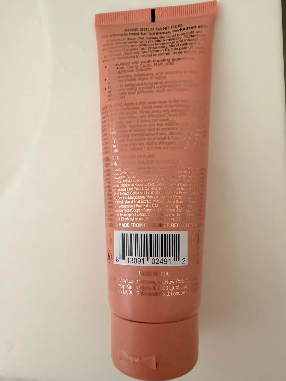 Londontown Rose Gold Hand Peel 104 ml/3.5 fl oz